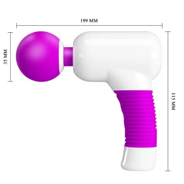 High Tech Pretty Love Magic GUM Oplaadbare Massager paars High Tech Pretty Love Magic GUM Oplaadbare Massager paars