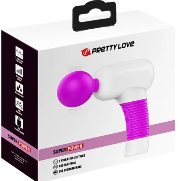 High Tech Pretty Love Magic GUM Oplaadbare Massager paars High Tech Pretty Love Magic GUM Oplaadbare Massager paars
