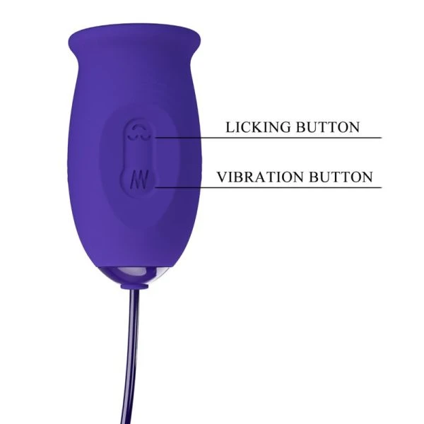 FUN Toys Pretty Love Daisy Youth Violet oplegvibrator oplaadbaar