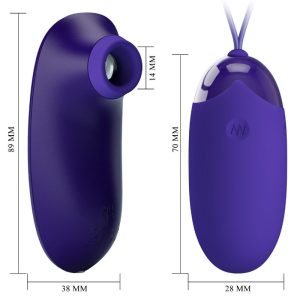 Afstandsbediening Pretty Love Stimulator en Vibratie-ei, oplaadbaar Afstandsbediening Pretty Love Stimulator en Vibratie-ei, oplaadbaar - Afbeelding 4