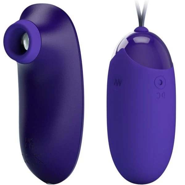 Afstandsbediening Pretty Love Stimulator en Vibratie-ei, oplaadbaar Afstandsbediening Pretty Love Stimulator en Vibratie-ei, oplaadbaar