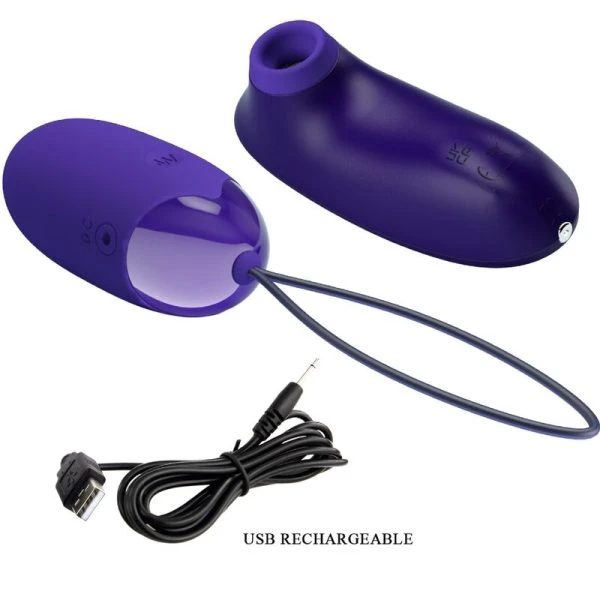 Afstandsbediening Pretty Love Stimulator en Vibratie-ei, oplaadbaar Afstandsbediening Pretty Love Stimulator en Vibratie-ei, oplaadbaar