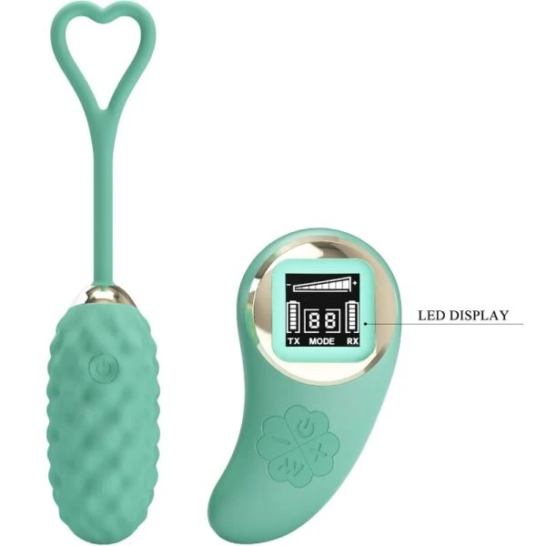 Remote Control Pretty Love Vivian groen vibro-ei met afstandsbediening