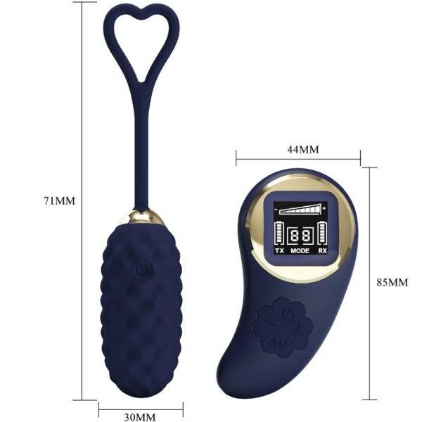Remote Control Pretty Love Vivian Blue Vibrations-Ei mit Fernbedienung