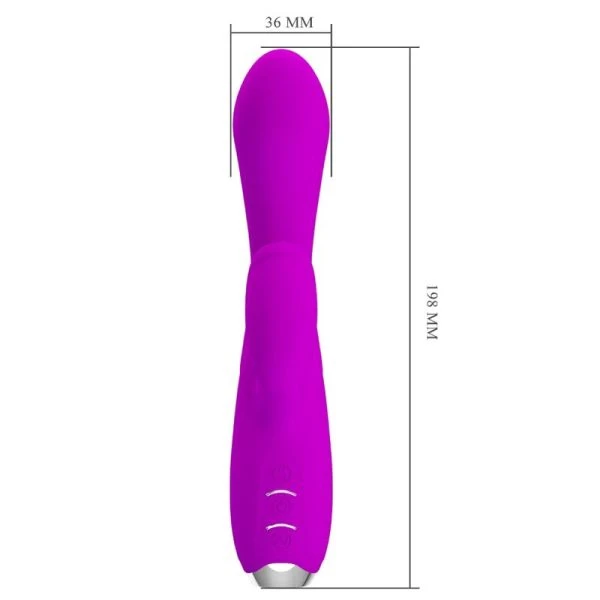 High Tech Pretty Love Gloria Oplaadbare Konijnenvibrator Paars