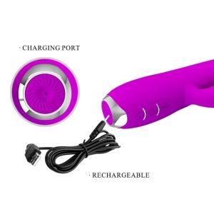 High Tech Pretty Love Gloria Oplaadbare Konijnenvibrator Paars High Tech Pretty Love Gloria Oplaadbare Konijnenvibrator Paars - Afbeelding 10
