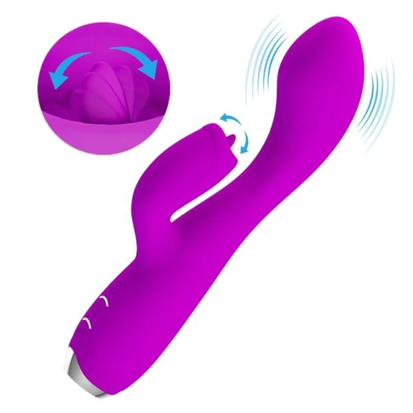 High Tech Pretty Love Gloria Oplaadbare Konijnenvibrator Paars