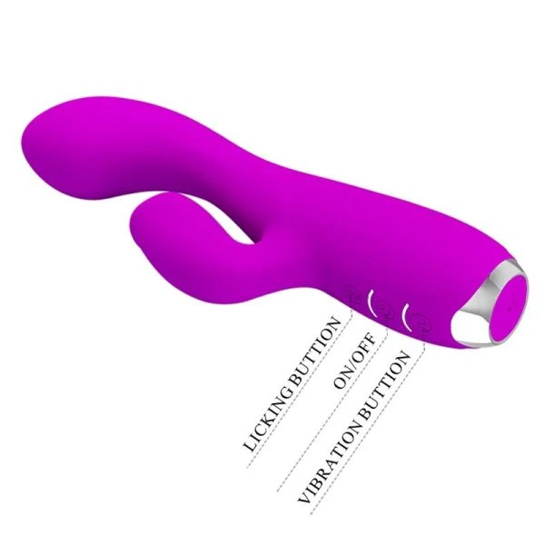 High Tech Pretty Love Gloria Oplaadbare Konijnenvibrator Paars