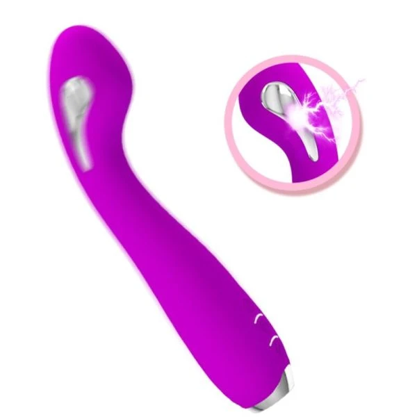 High Tech Pretty Love Hector rechargeable electroshock vibrator purple