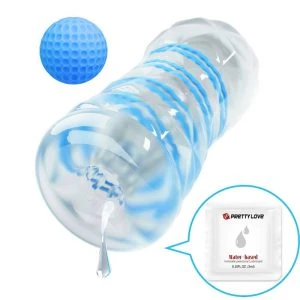 Bodies & Masturbators Pretty Love Kleine Masturbator met blauwe spiralen