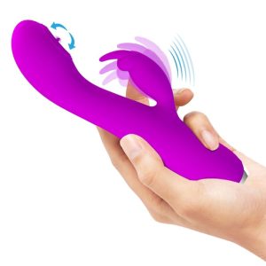 High Tech Pretty Love Rachel Vibrator met clitorisstimulator en zuignap paars High Tech Pretty Love Rachel Vibrator met clitorisstimulator en zuignap paars - Afbeelding 9