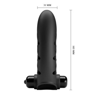 FUN Toys Pretty Love Vance Black Rabbit Vibrator Vingerhoes Zwart FUN Toys Pretty Love Vance Black Rabbit Vibrator Vingerhoes Zwart - Afbeelding 7
