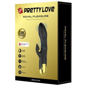 High Tech Pretty Love Luxustriller met clitorisstimulatie, zwart verguld High Tech Pretty Love Luxustriller met clitorisstimulatie, zwart verguld - Afbeelding 7