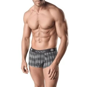 Anais MEN Boxer & Brief Aegis Boxer S met ruitjesprint in grijstinten