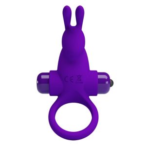 FOR HIM Vibratorring Kaninchen Für Lila Penis met 10 functies FOR HIM Vibratorring Kaninchen Für Lila Penis met 10 functies - Afbeelding 1