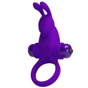 FOR HIM Vibratorring Kaninchen Für Lila Penis met 10 functies FOR HIM Vibratorring Kaninchen Für Lila Penis met 10 functies - Afbeelding 2