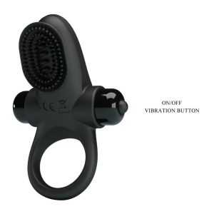 FOR HIM Pretty Love Vibratorring II voor de penis, zwart FOR HIM Pretty Love Vibratorring II voor de penis, zwart - Afbeelding 7