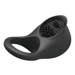 FOR HIM Pretty Love Vibrierender Penisring mit Zunge, schwarz FOR HIM Pretty Love Vibrierender Penisring mit Zunge, schwarz – Bild 3
