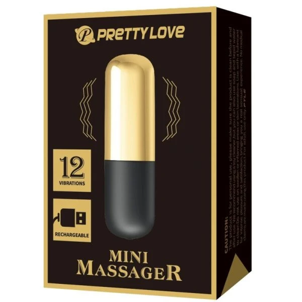 FUN Toys Pretty Love Gouden Oplaadbare Balvibrator met 12 Functies