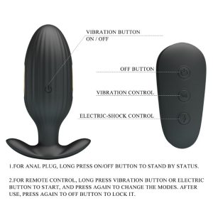 Remote Control Pretty Love Kelly Plug Analvibrator wiederaufladbar schwarz Remote Control Pretty Love Kelly Plug Analvibrator wiederaufladbar schwarz – Bild 9