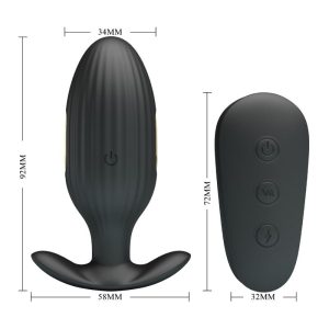 Remote Control Pretty Love Kelly Plug Analvibrator wiederaufladbar schwarz Remote Control Pretty Love Kelly Plug Analvibrator wiederaufladbar schwarz – Bild 8