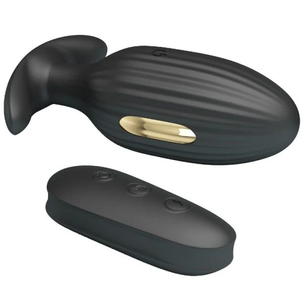 Remote Control Pretty Love Kelly Plug Analvibrator wiederaufladbar schwarz