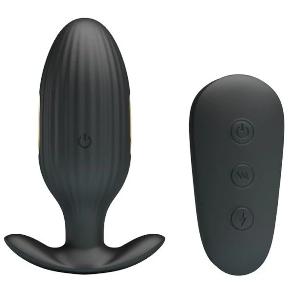 Remote Control Pretty Love Kelly Plug Analvibrator wiederaufladbar schwarz