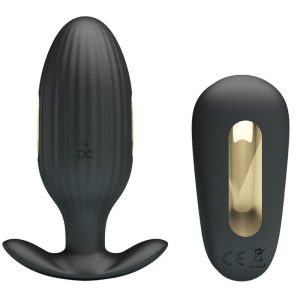 Remote Control Pretty Love Kelly Plug Analvibrator wiederaufladbar schwarz Remote Control Pretty Love Kelly Plug Analvibrator wiederaufladbar schwarz – Bild 1
