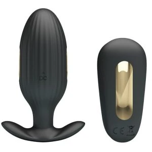 Remote Control Pretty Love Kelly Plug Analvibrator wiederaufladbar schwarz