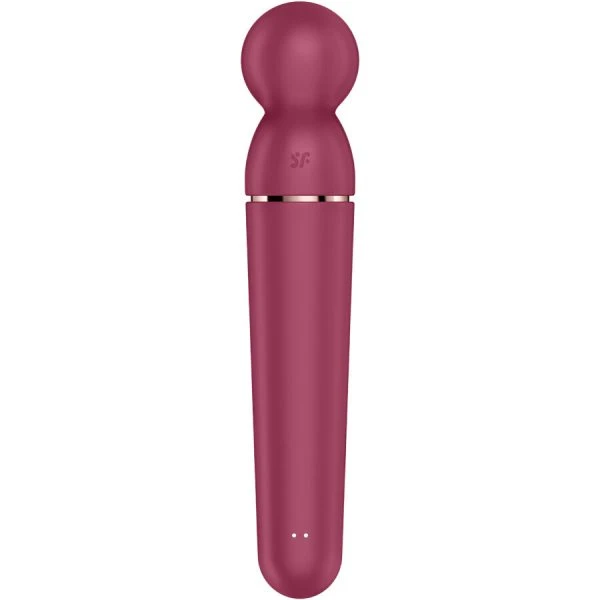 Satisfyer Planet Wand-er Vibrator Massager Berry rood