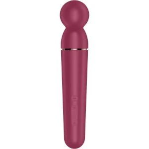 Satisfyer Planet Wand-er Vibrator Massager Berry rood