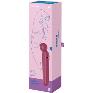 Satisfyer Planet Wand-er Vibrator Massager Berry rood Satisfyer Planet Wand-er Vibrator Massager Berry rood - Afbeelding 6