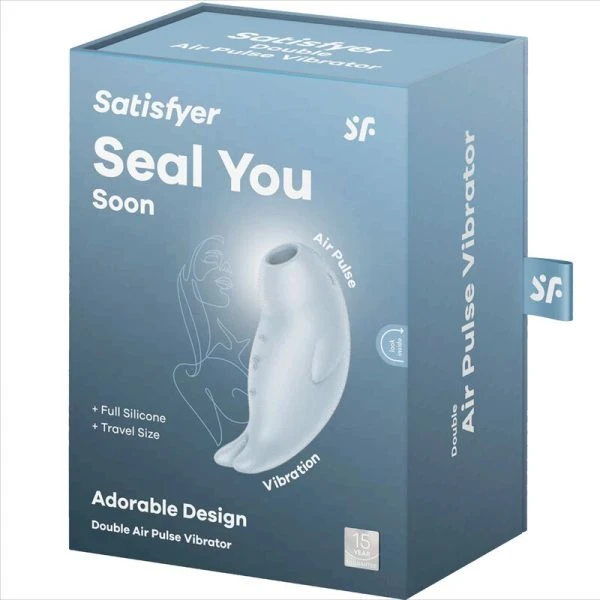 Satisfyer AIR Pulse Seal You Soon Clitorisstimulator met drukgolven en trillingen