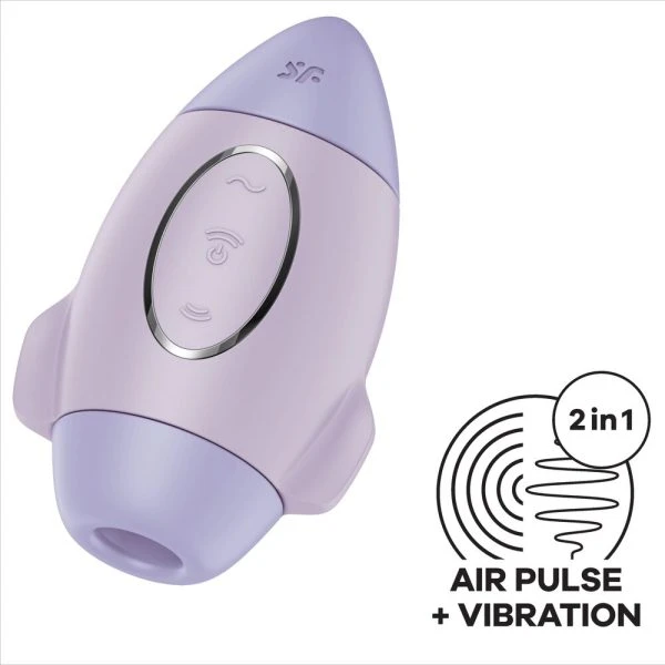 Satisfyer Vibrator Mission Control Dubbele Impuls Vibrator paars