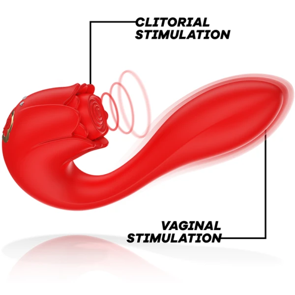 MIA Selena Stimulator Oplegvibrator met Kleppen Rood MIA Selena Stimulator Oplegvibrator met Kleppen Rood