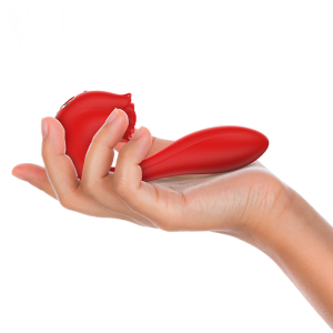 MIA Selena Stimulator Oplegvibrator met Kleppen Rood MIA Selena Stimulator Oplegvibrator met Kleppen Rood - Afbeelding 2