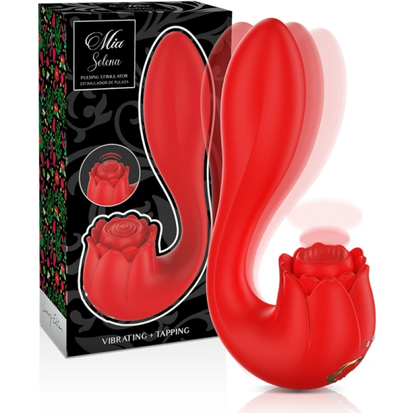 img_161651_d28109861c43e30787e8dab8bc60f21d_1.png MIA Selena Stimulator Oplegvibrator met Kleppen Rood