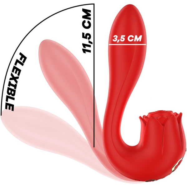 MIA Selena Stimulator Oplegvibrator met Kleppen Rood MIA Selena Stimulator Oplegvibrator met Kleppen Rood