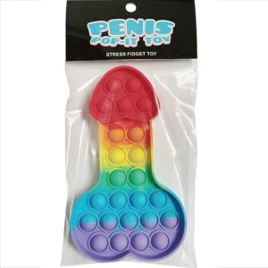 Kheper Games Penis-Pop-It Anti-Stress-Spielzeug mehrfarbig