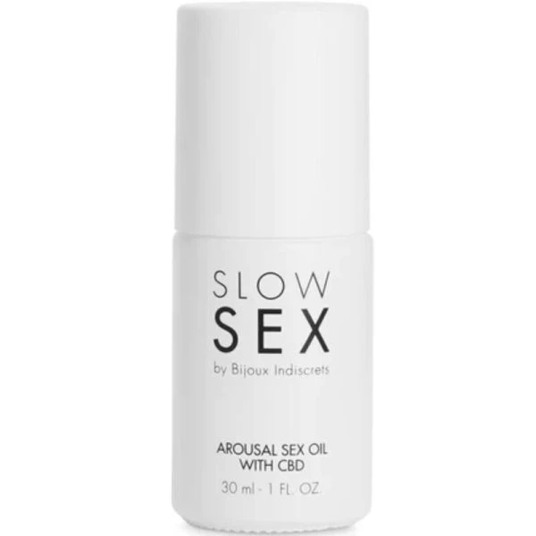 Bijoux Slow SEX massage oil with CBD for more pleasure, 30 ml Bijoux Slow SEX massage oil with CBD for more pleasure, 30 ml