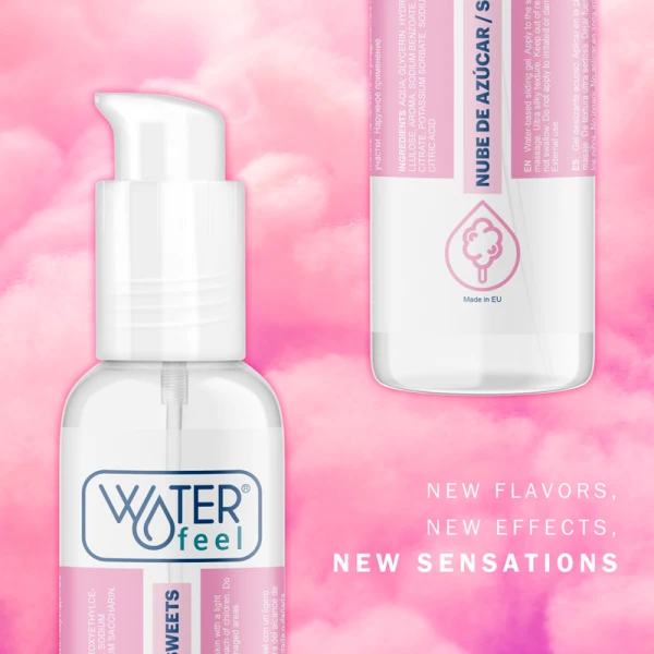 Waterfeel Suikerwolk-Glijmiddel 175 ml met Smaak