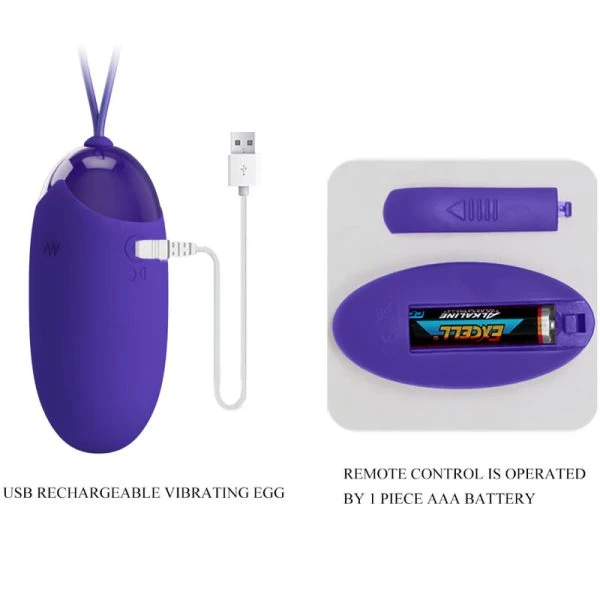 Remote Control Pretty Love Berger Youth Afstandsbediening Vibro-ei Paars