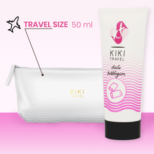 Kikí Travel Glijmiddel met Aardbeikauwgomsmaak 50 ml Kikí Travel Glijmiddel met Aardbeikauwgomsmaak 50 ml - Afbeelding 3