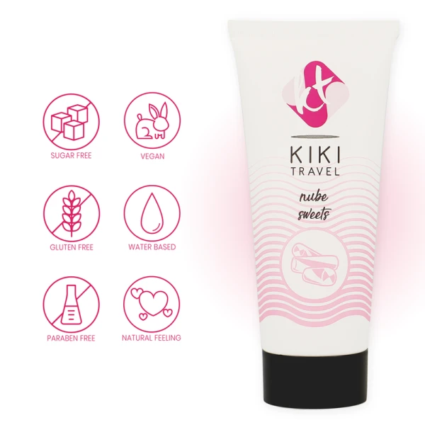 Kikí Travel Lubricant with Nube Candies Flavor 50 ml Kikí Travel Lubricant with Nube Candies Flavor 50 ml