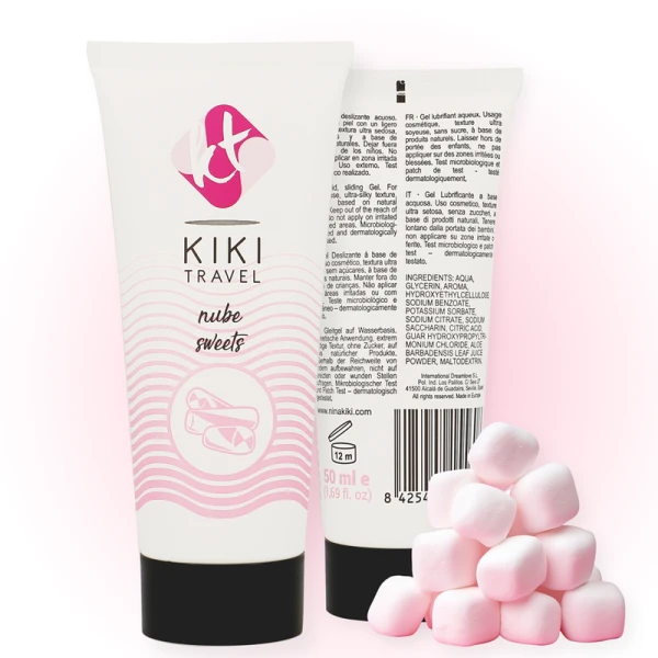 Kikí Travel Lubricant with Nube Candies Flavor 50 ml Kikí Travel Lubricant with Nube Candies Flavor 50 ml