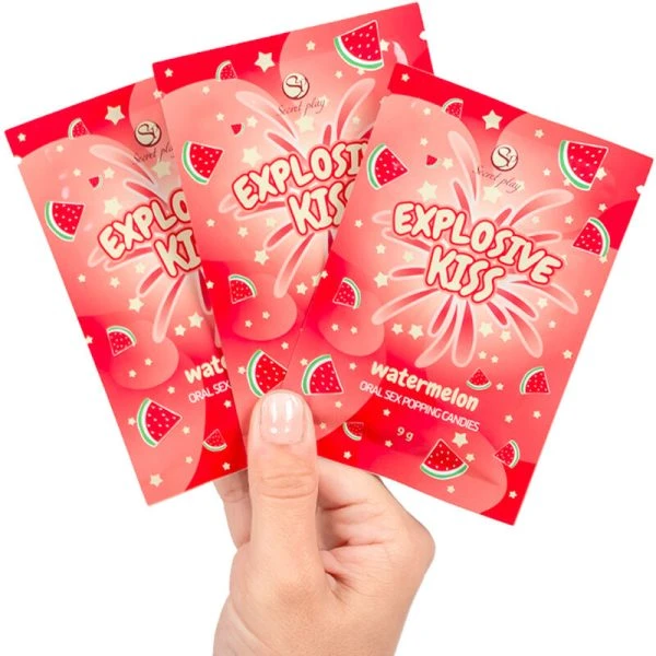 Secretplay Cosmetic Explosive Snoepjes Watermeloen voor Orale Seks