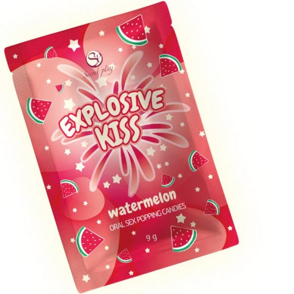 Secretplay Cosmetic Explosive Snoepjes Watermeloen voor Orale Seks