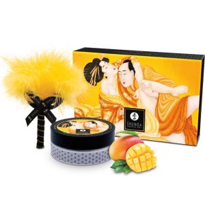 Shunga Body Power eetbaar massagepoeder-set Mango 75 g Shunga Body Power eetbaar massagepoeder-set Mango 75 g - Afbeelding 1
