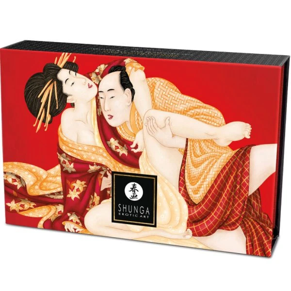 Shunga Body Power Aardbei eetbaar massagepoeder-set 75g Shunga Body Power Aardbei eetbaar massagepoeder-set 75g