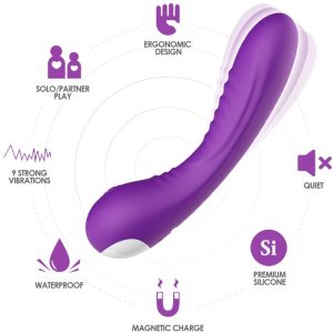 Armony Vibrators Legend Vibrator van siliconen paars – G-spot vibrator met 9 standen Armony Vibrators Legend Vibrator van siliconen paars – G-spot vibrator met 9 standen - Afbeelding 1